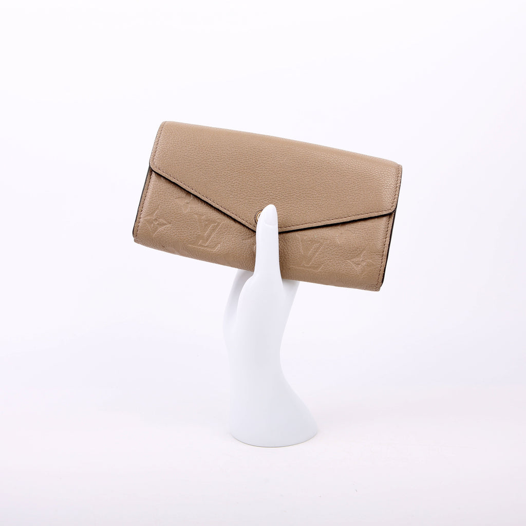 Sarah Wallet Empreinte Taupe