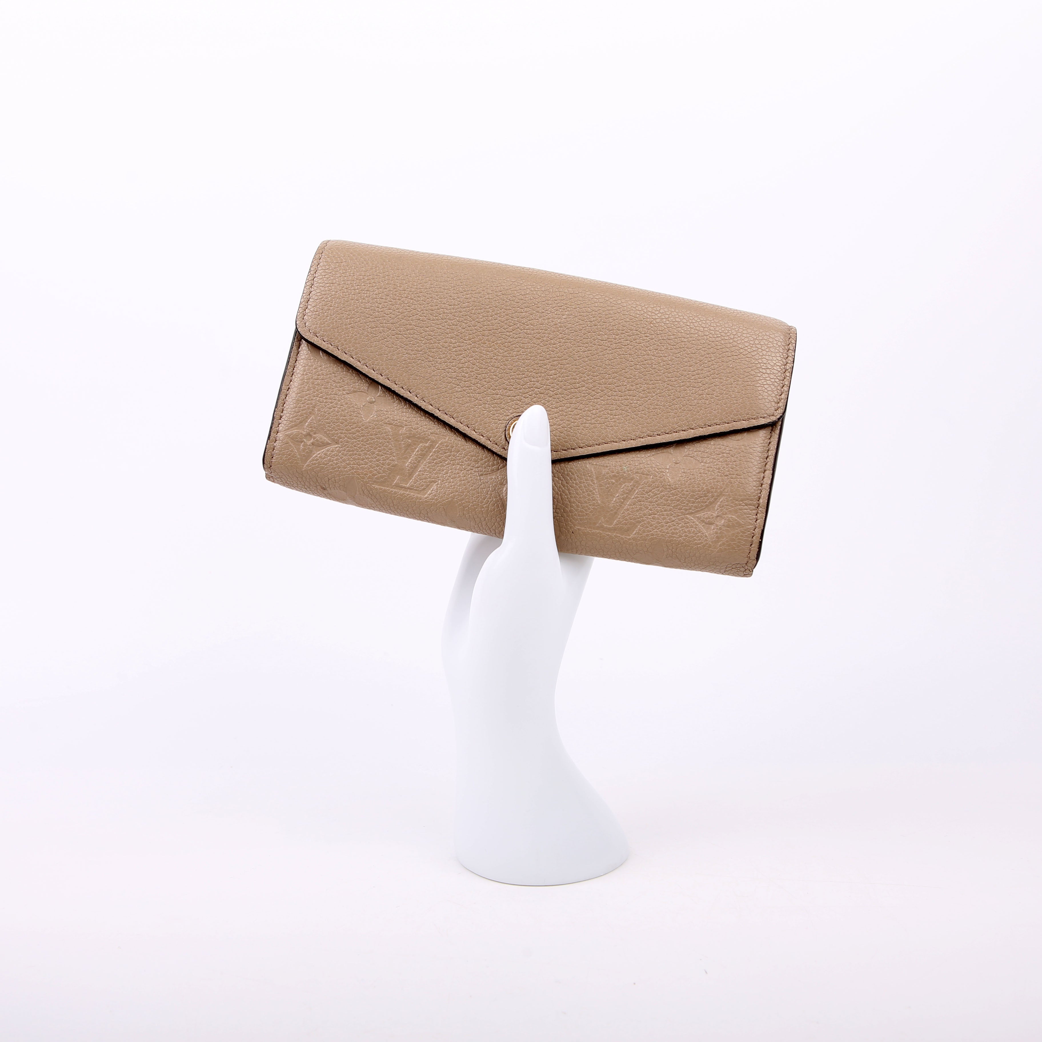 Sarah Wallet Empreinte Taupe