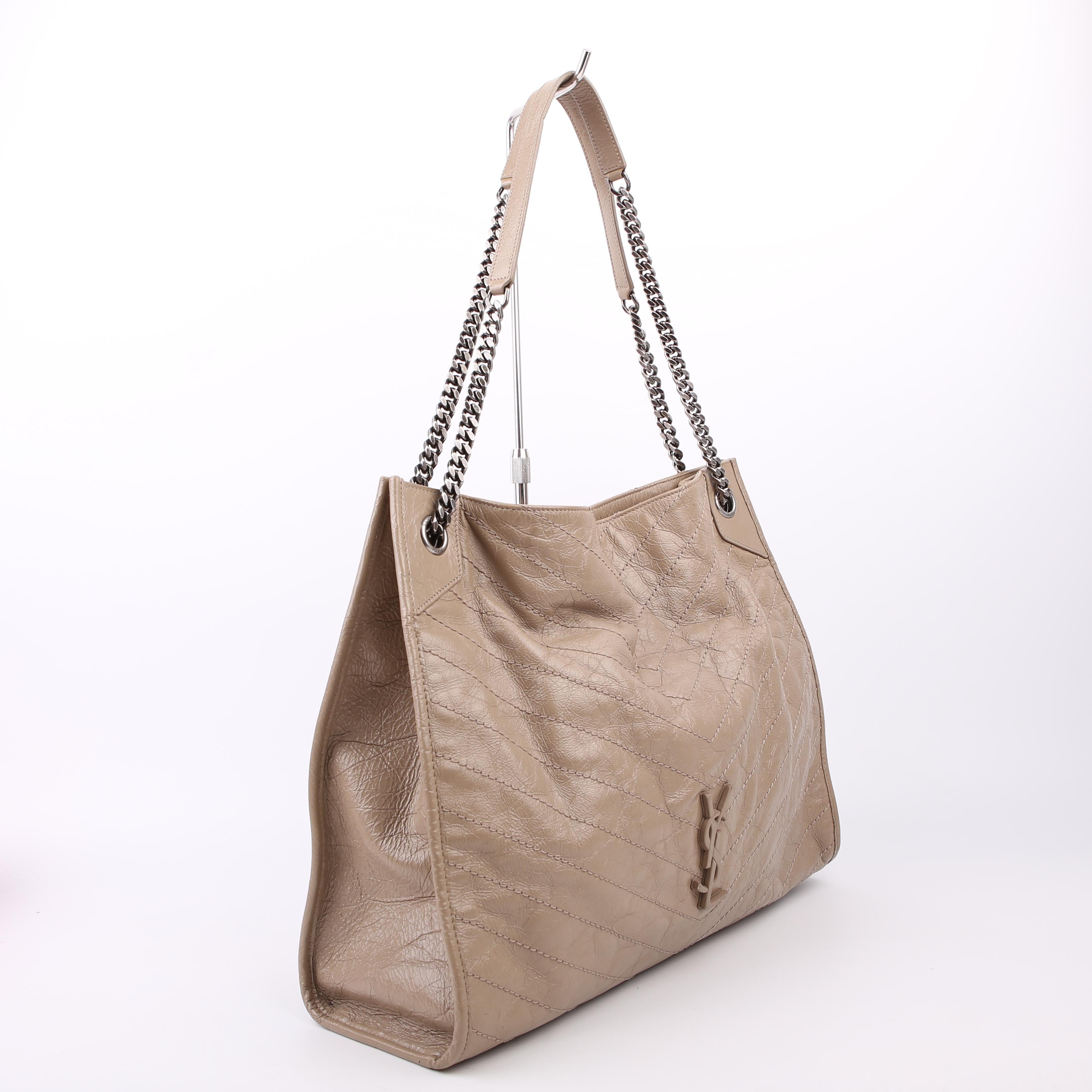SAINT LAURENT Niki Large Shopper 579998 Beige