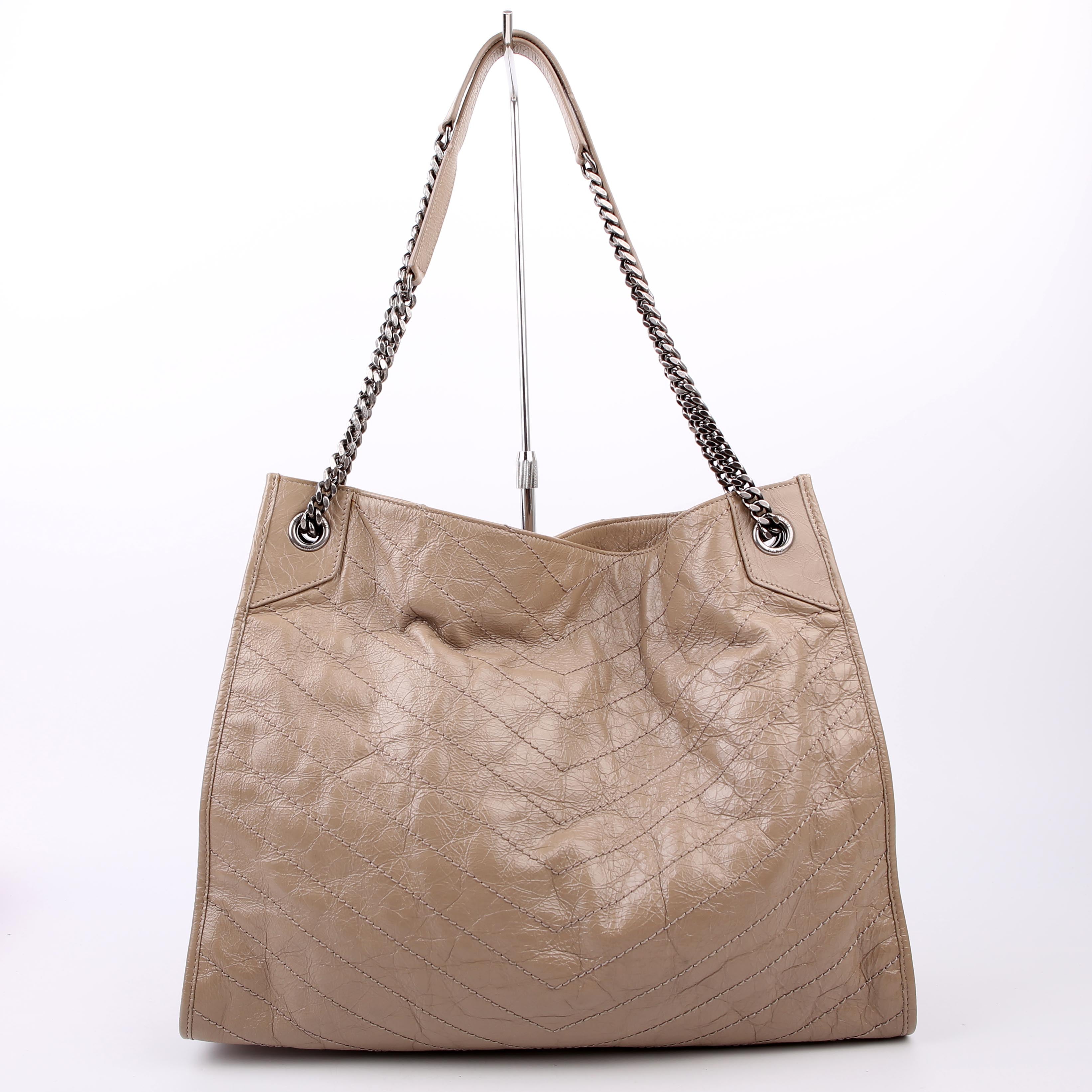 SAINT LAURENT Niki Large Shopper 579998 Beige