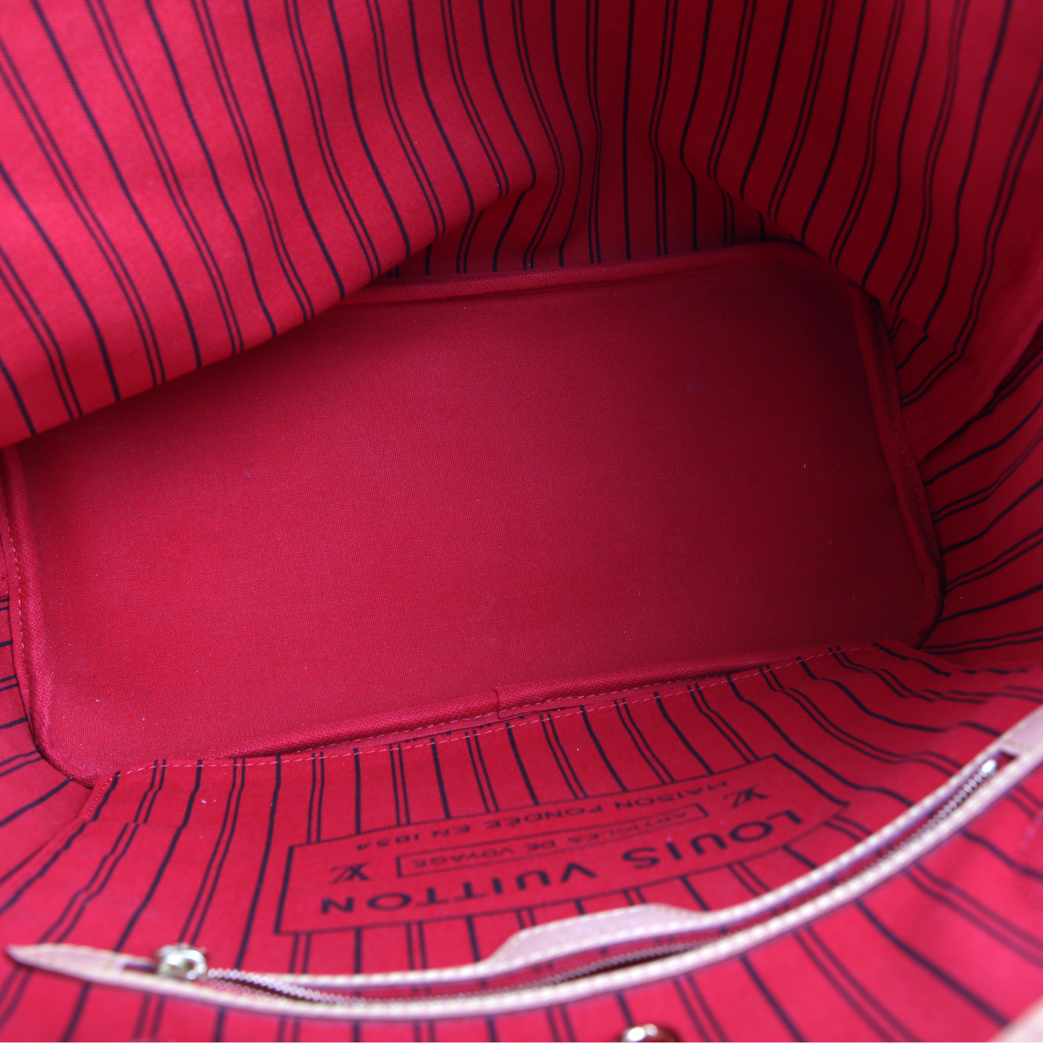 Neverfull MM Monogram Red