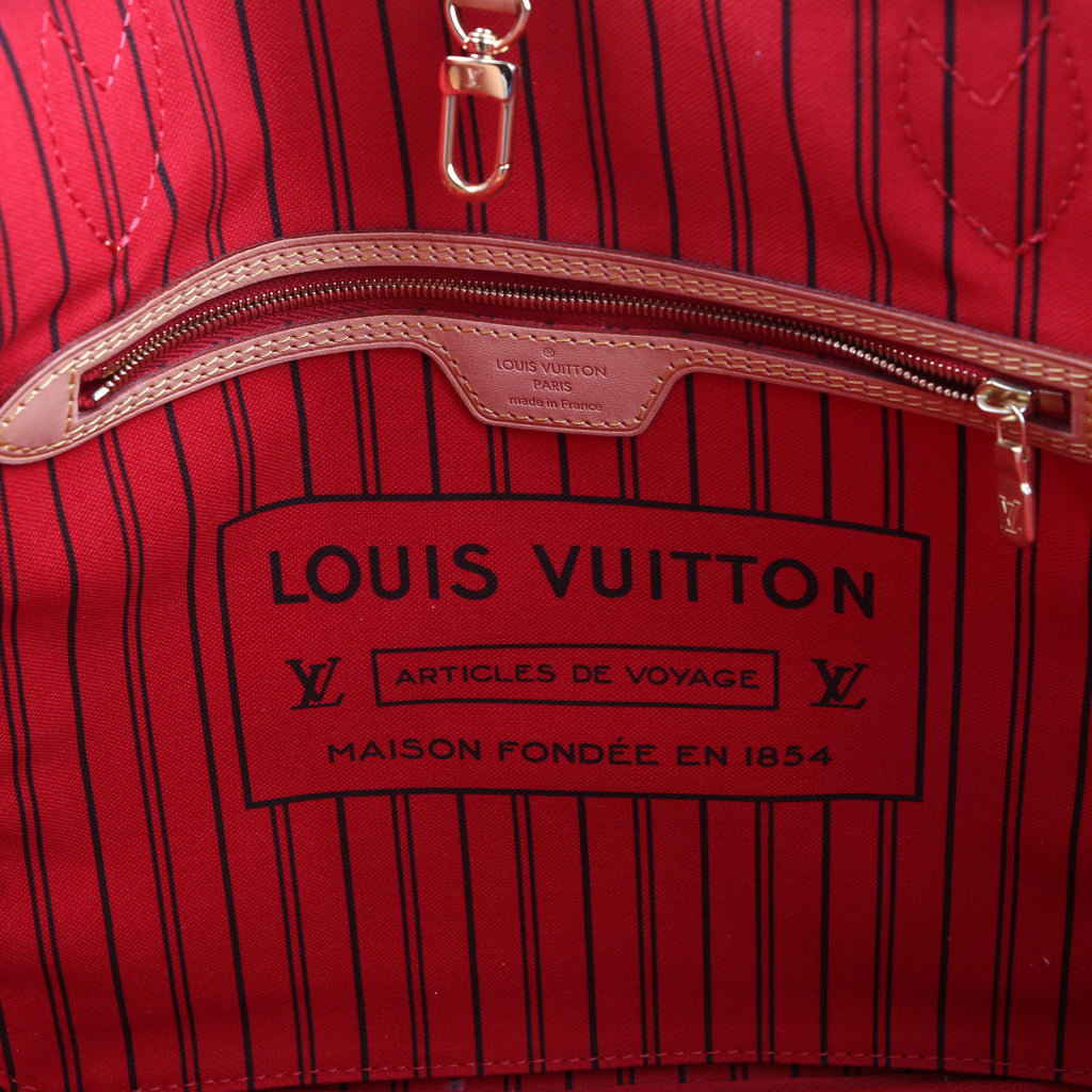 Neverfull MM Monogram Red