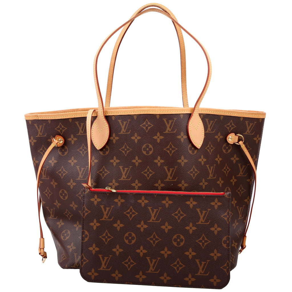 Neverfull with Wallet MM Monogram Red