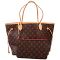 Neverfull with Wallet MM Monogram Red