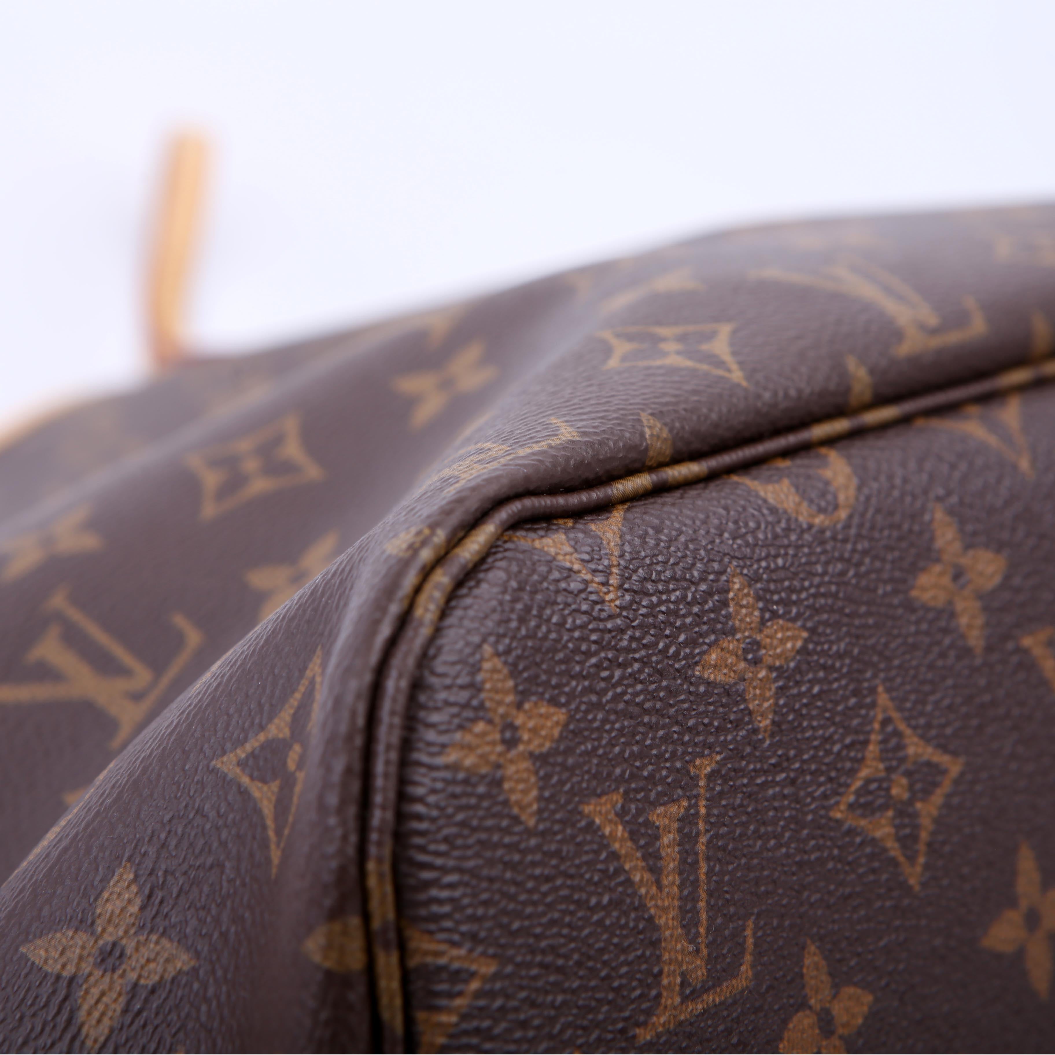 Neverfull with Wallet MM Monogram Red