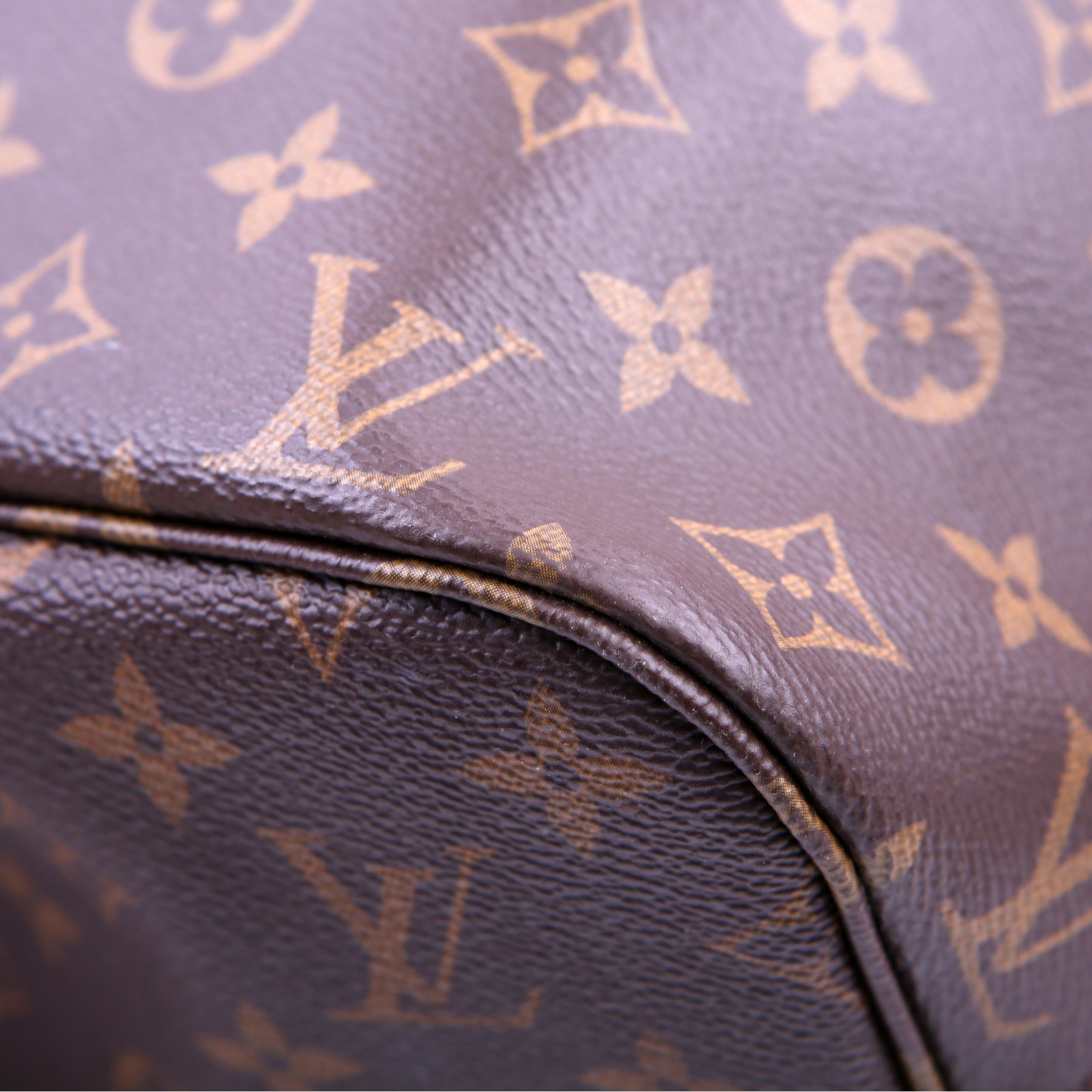 Neverfull with Wallet MM Monogram Red