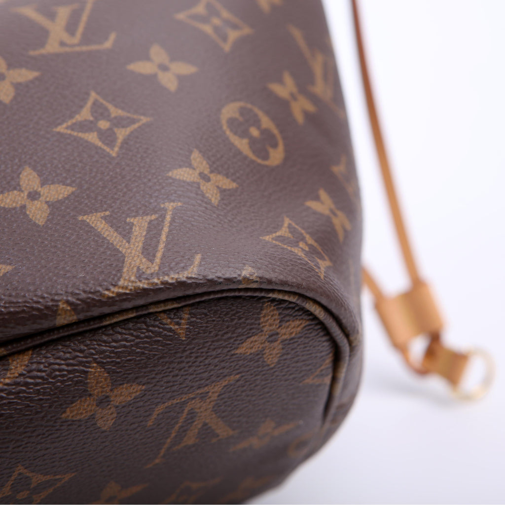 Neverfull with Wallet MM Monogram Red