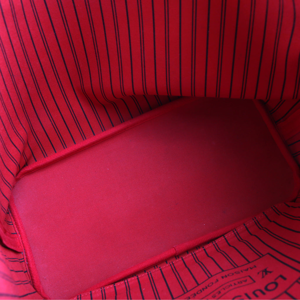 Neverfull with Wallet MM Monogram Red