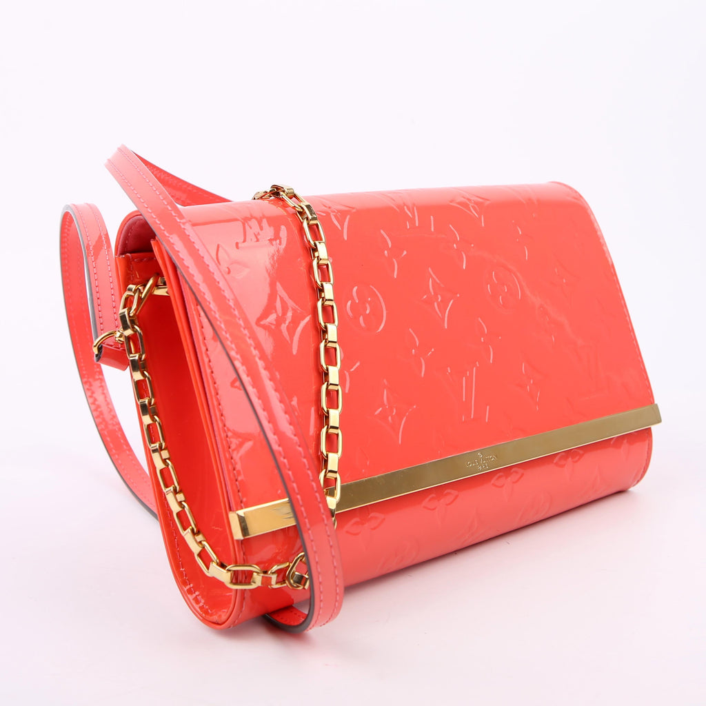 Ana Clutch Vernis Coral