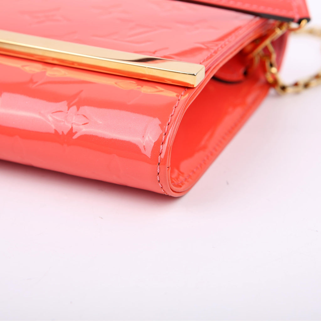 Ana Clutch Vernis Coral