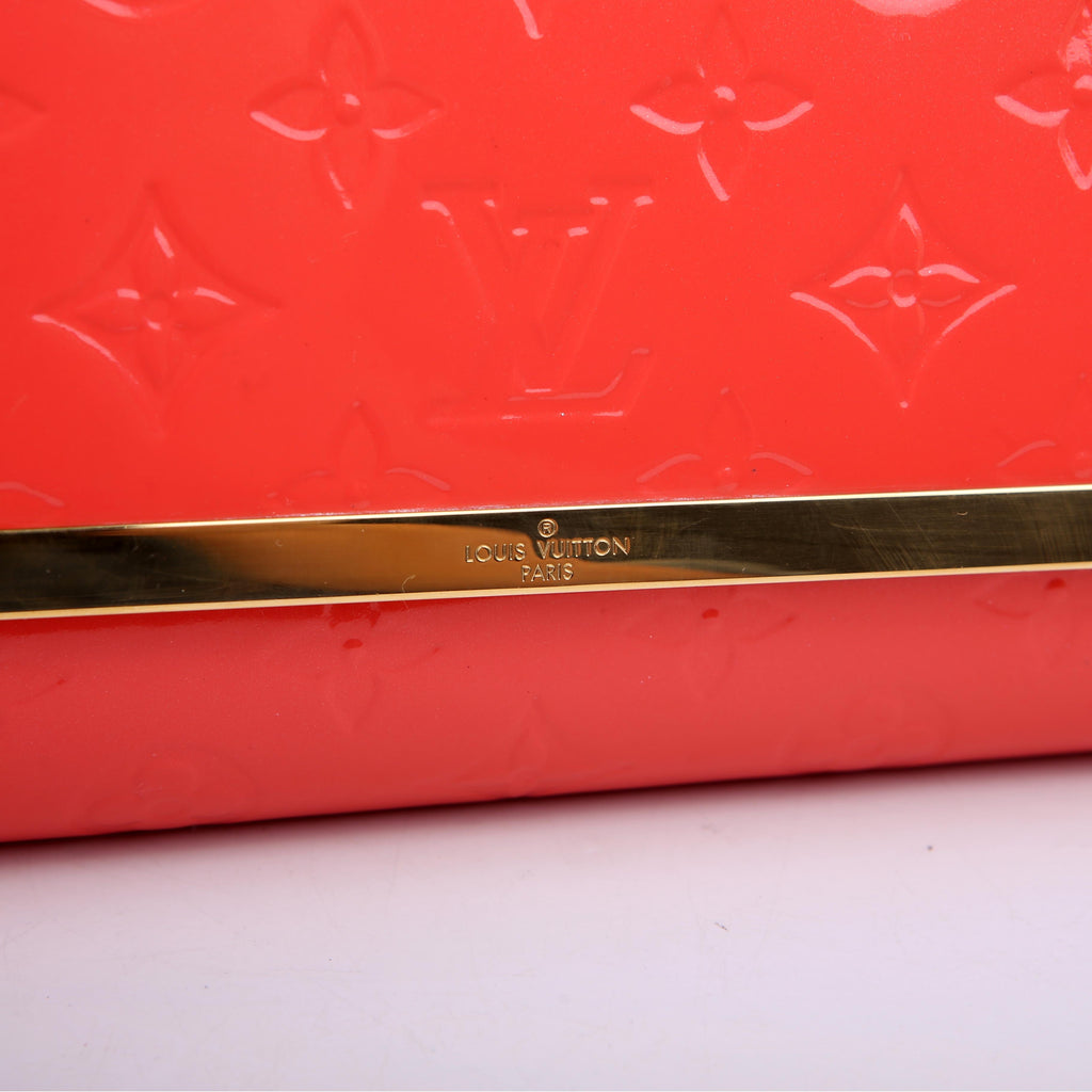Ana Clutch Vernis Coral
