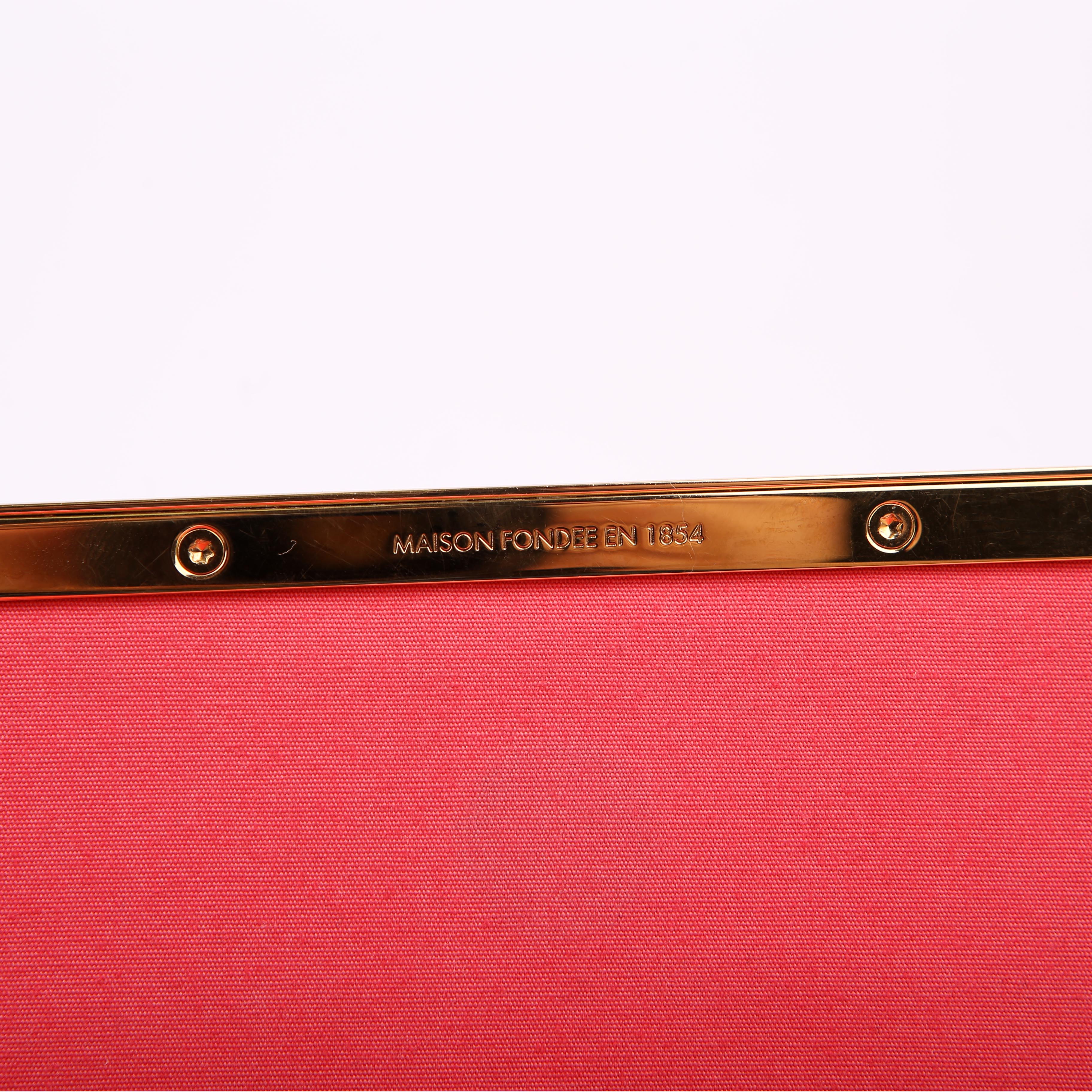 Ana Clutch Vernis Coral