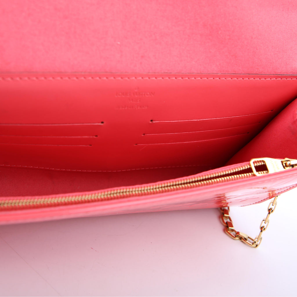 Ana Clutch Vernis Coral