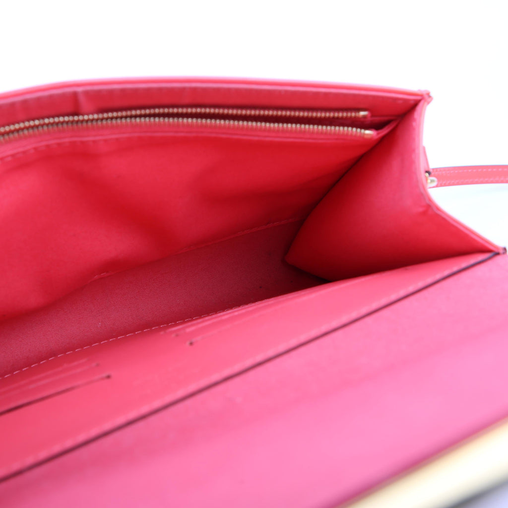Ana Clutch Vernis Coral