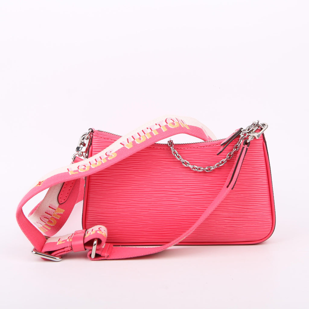 Easy Pouch on Strap Epi Pink