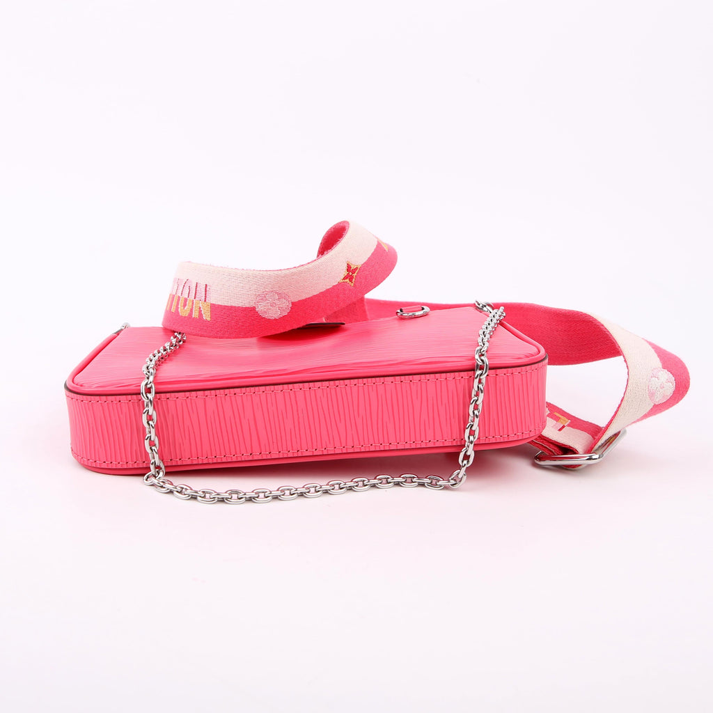 Easy Pouch on Strap Epi Pink