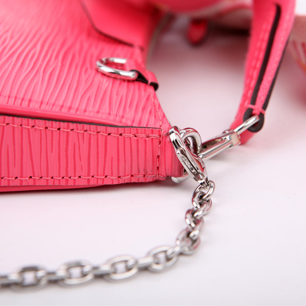 Easy Pouch on Strap Epi Pink