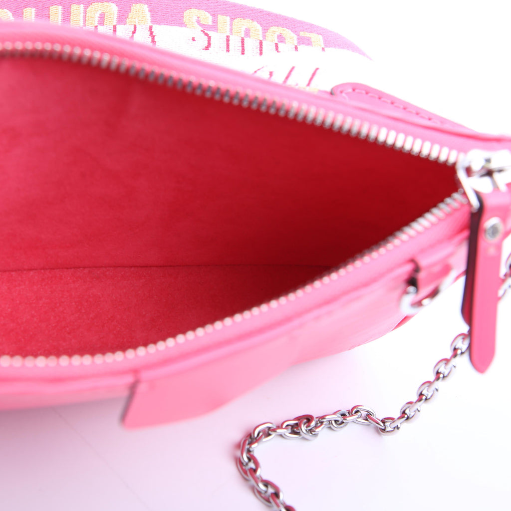 Easy Pouch on Strap Epi Pink