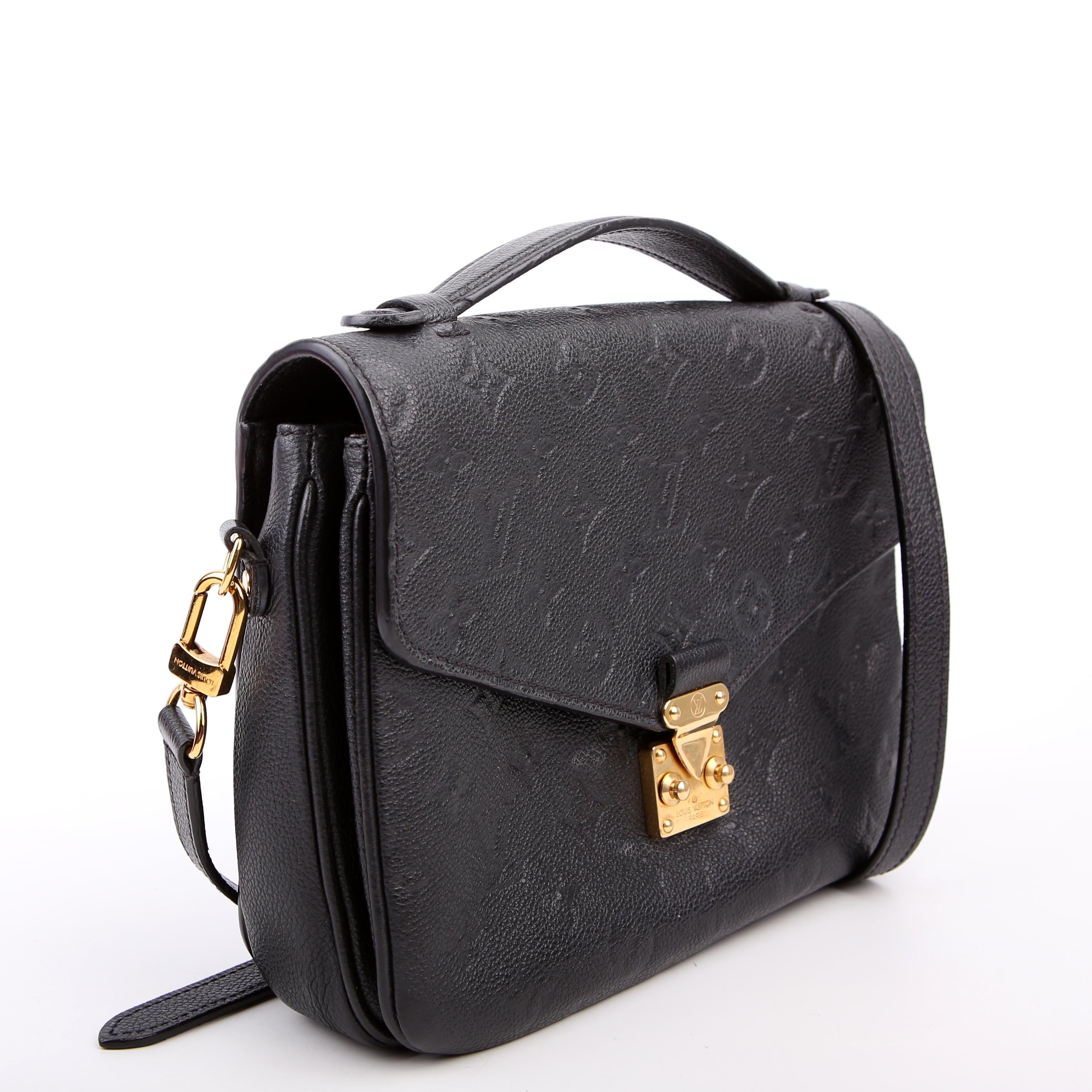 Pochette Metis Empreinte Black