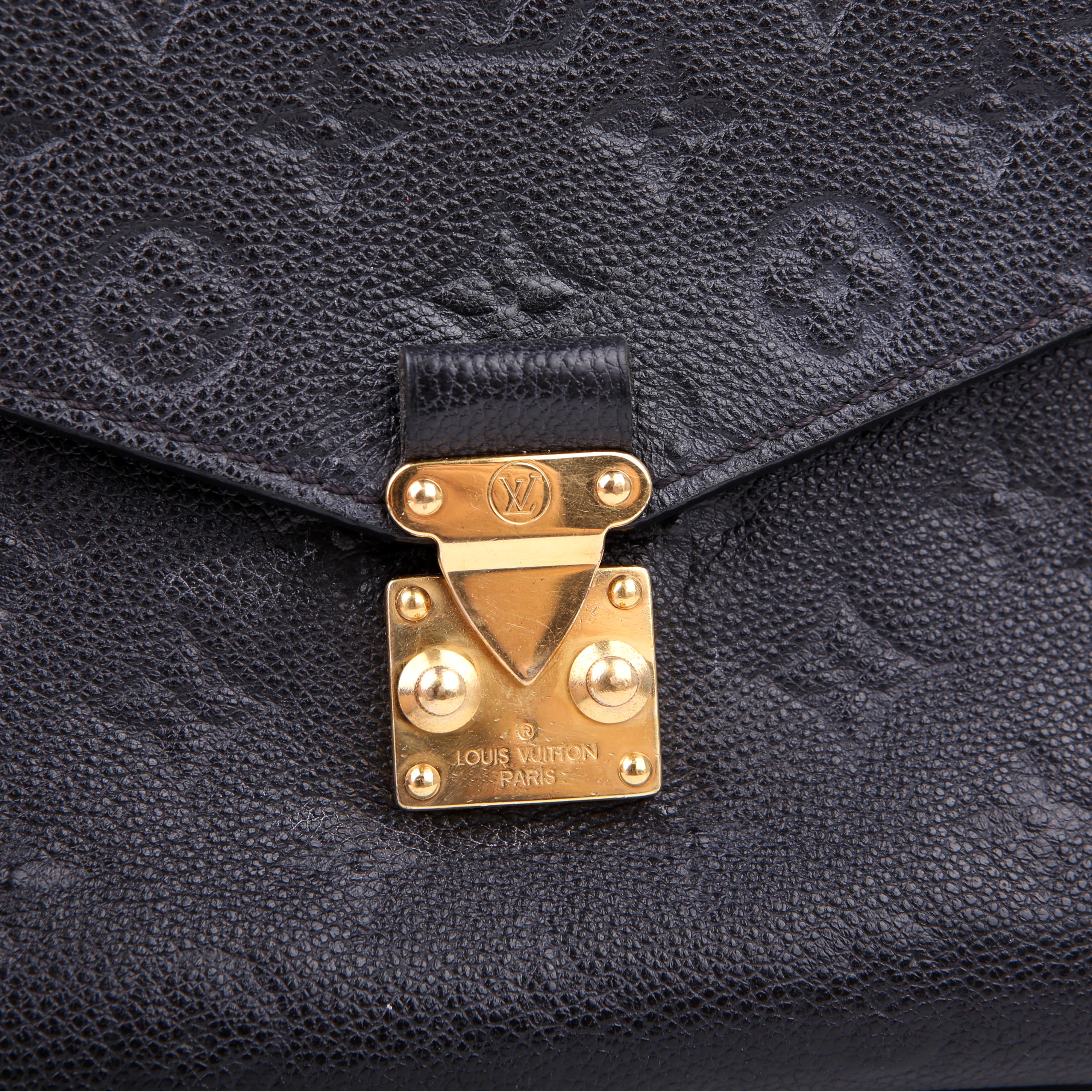 Pochette Metis Empreinte Black