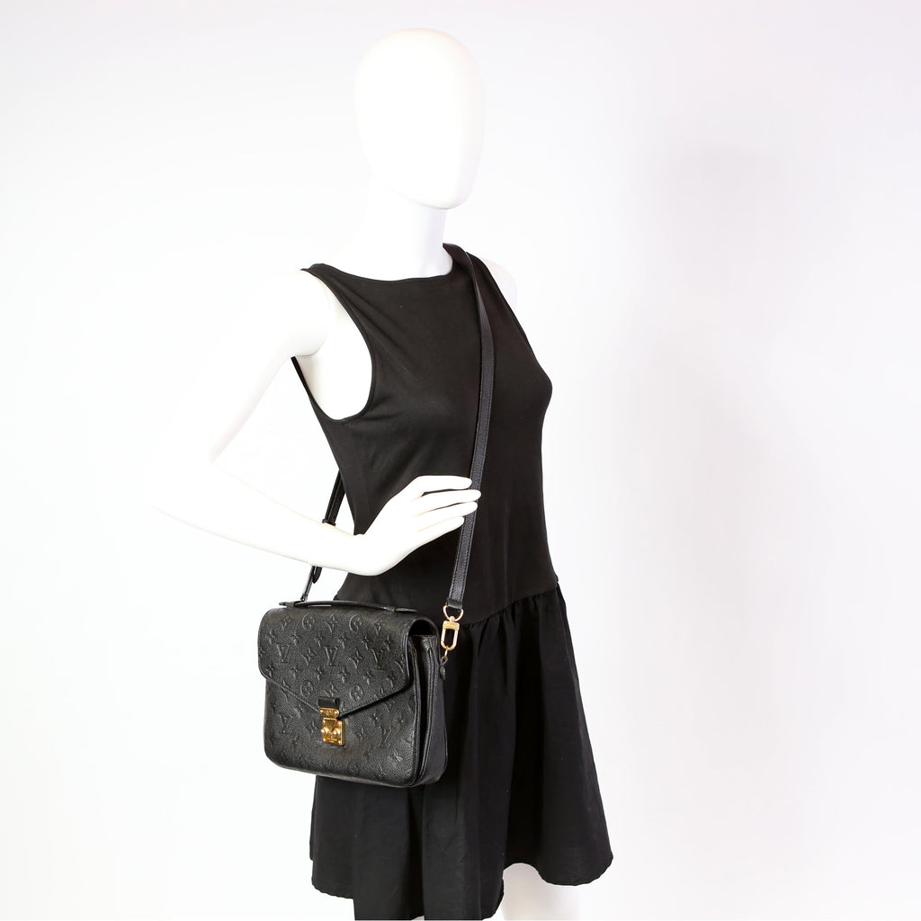 Pochette Metis Empreinte Black