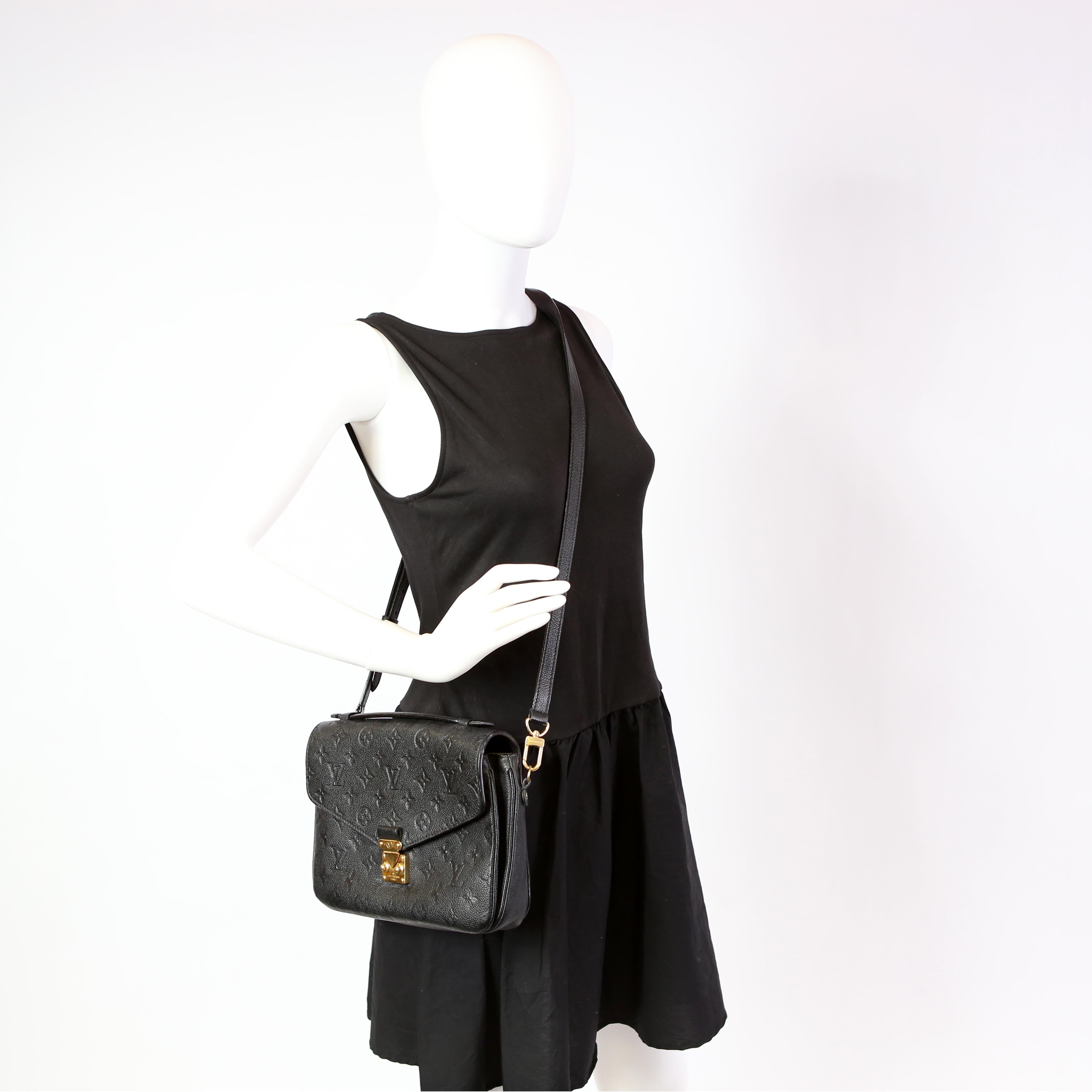 Pochette Metis Empreinte Black