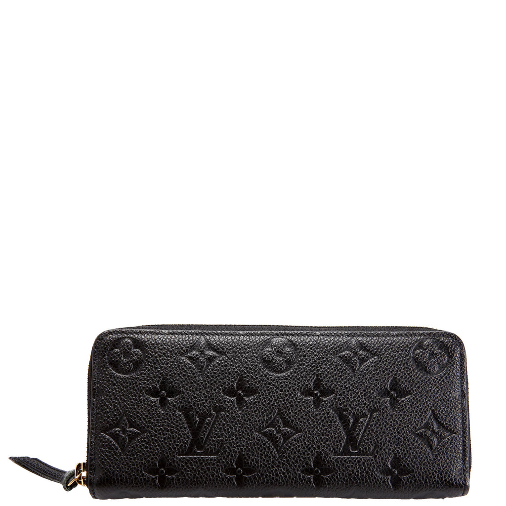 Clemence Wallet Empreinte Black