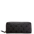 Clemence Wallet Empreinte Black