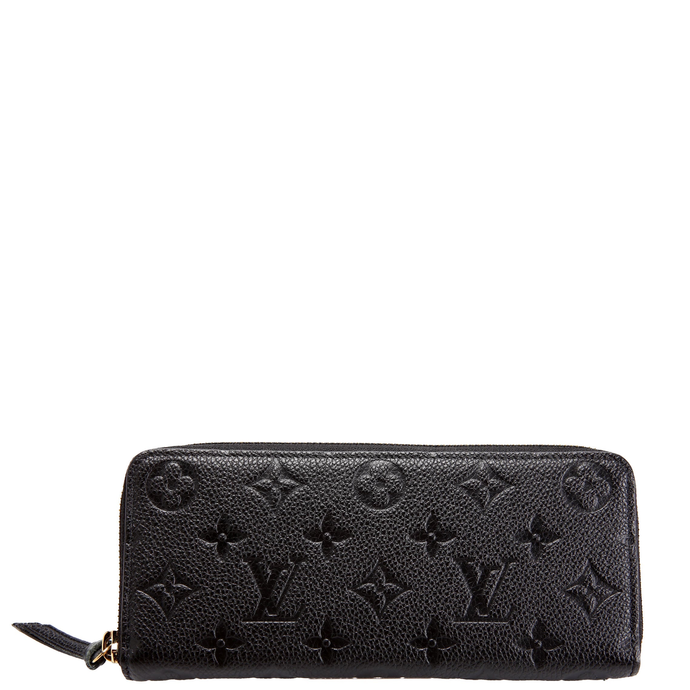 Clemence Wallet Empreinte Black