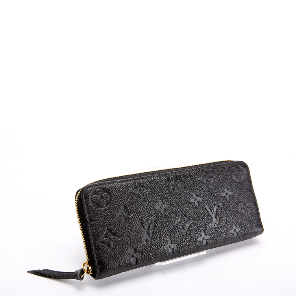 Clemence Wallet Empreinte Black