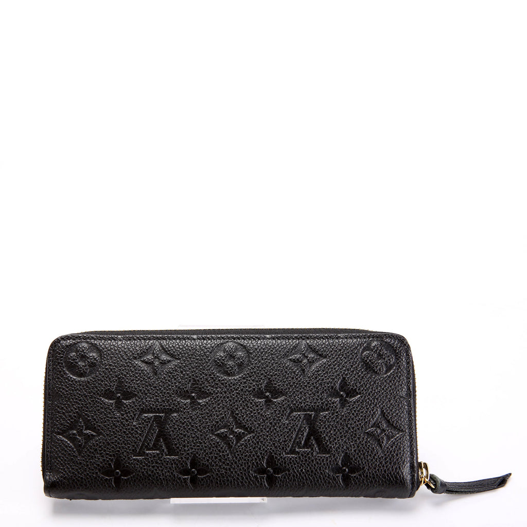 Clemence Wallet Empreinte Black