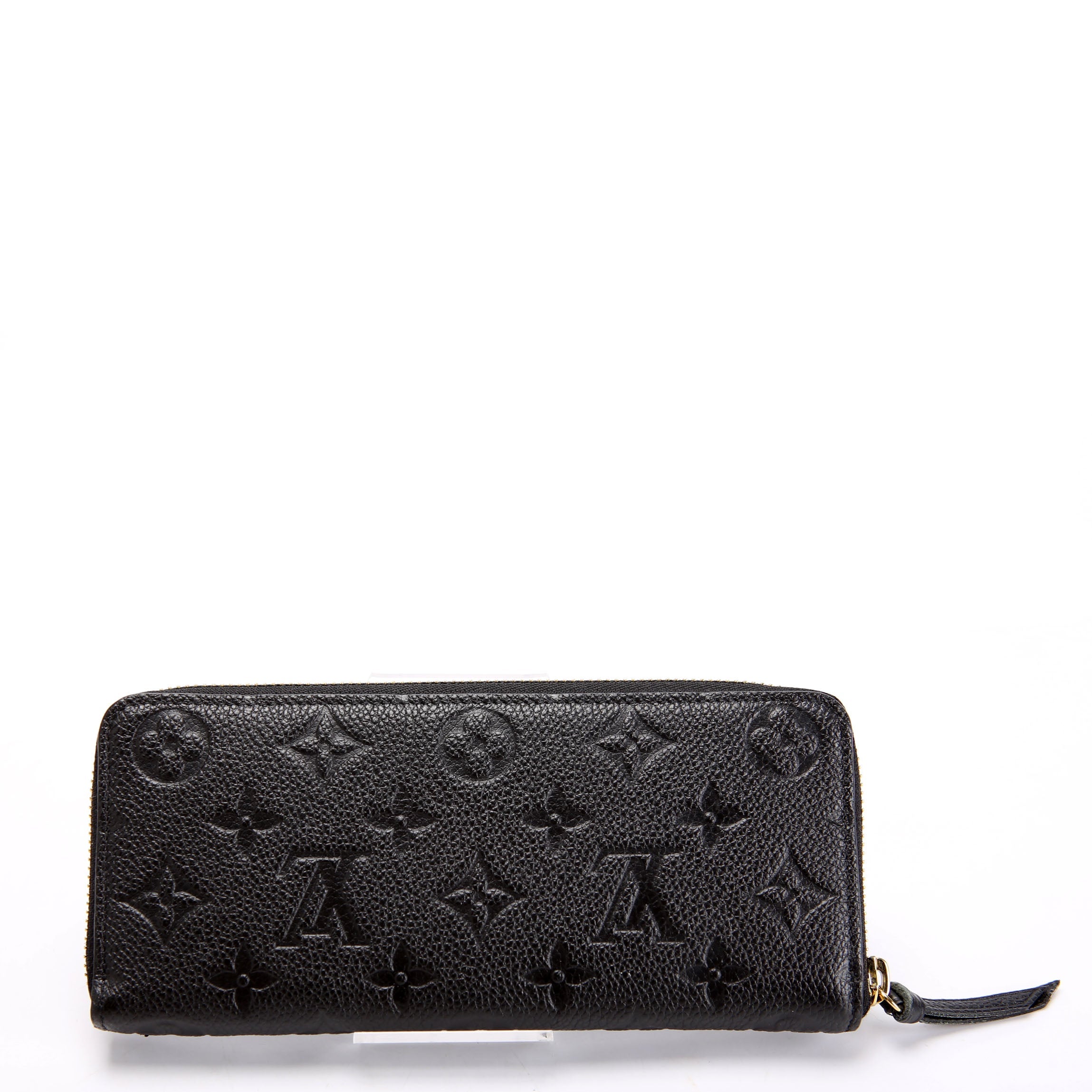 Clemence Wallet Empreinte Black