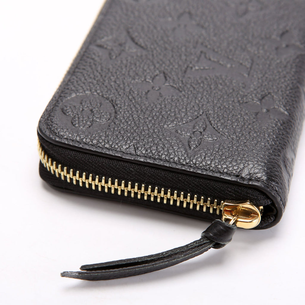 Clemence Wallet Empreinte Black