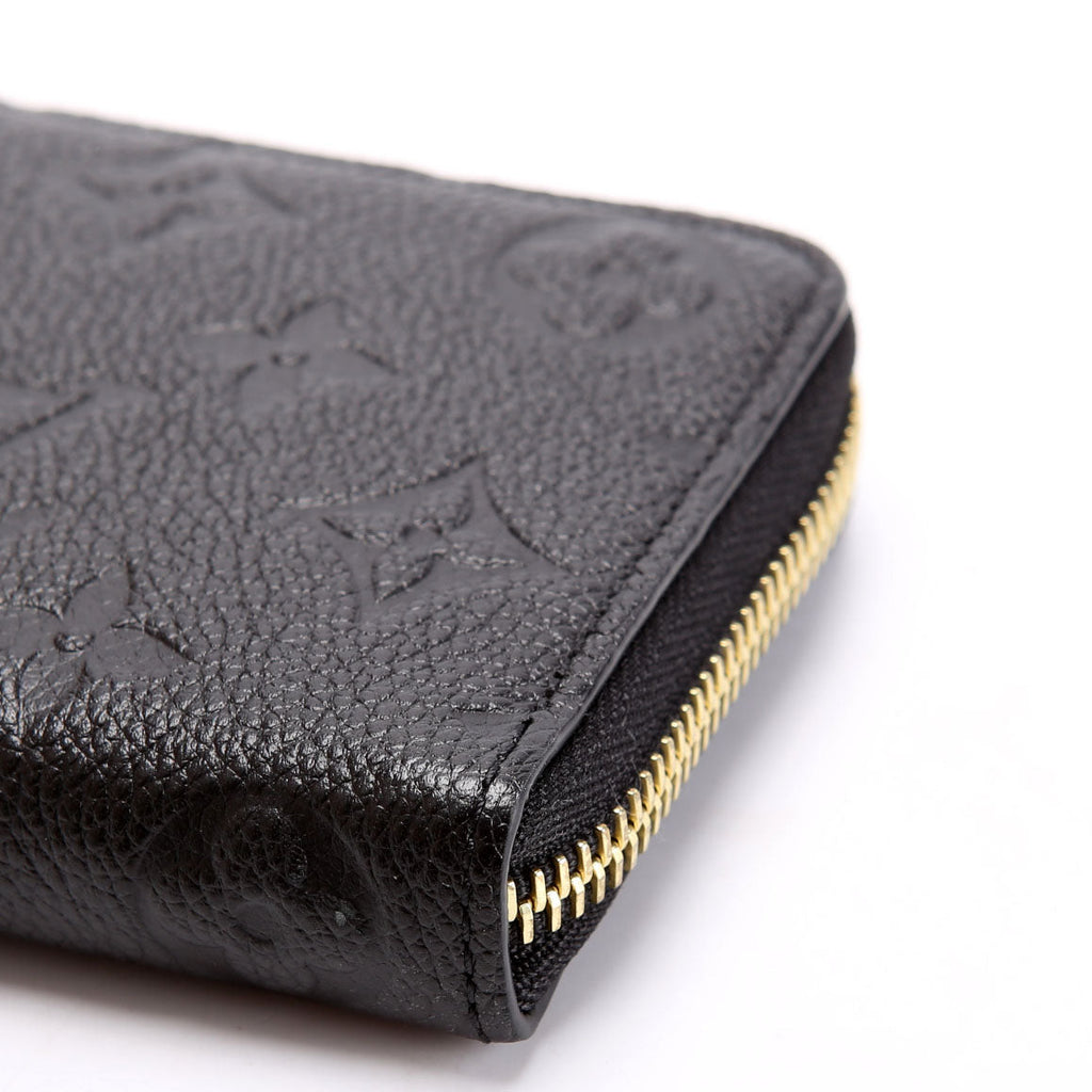 Clemence Wallet Empreinte Black