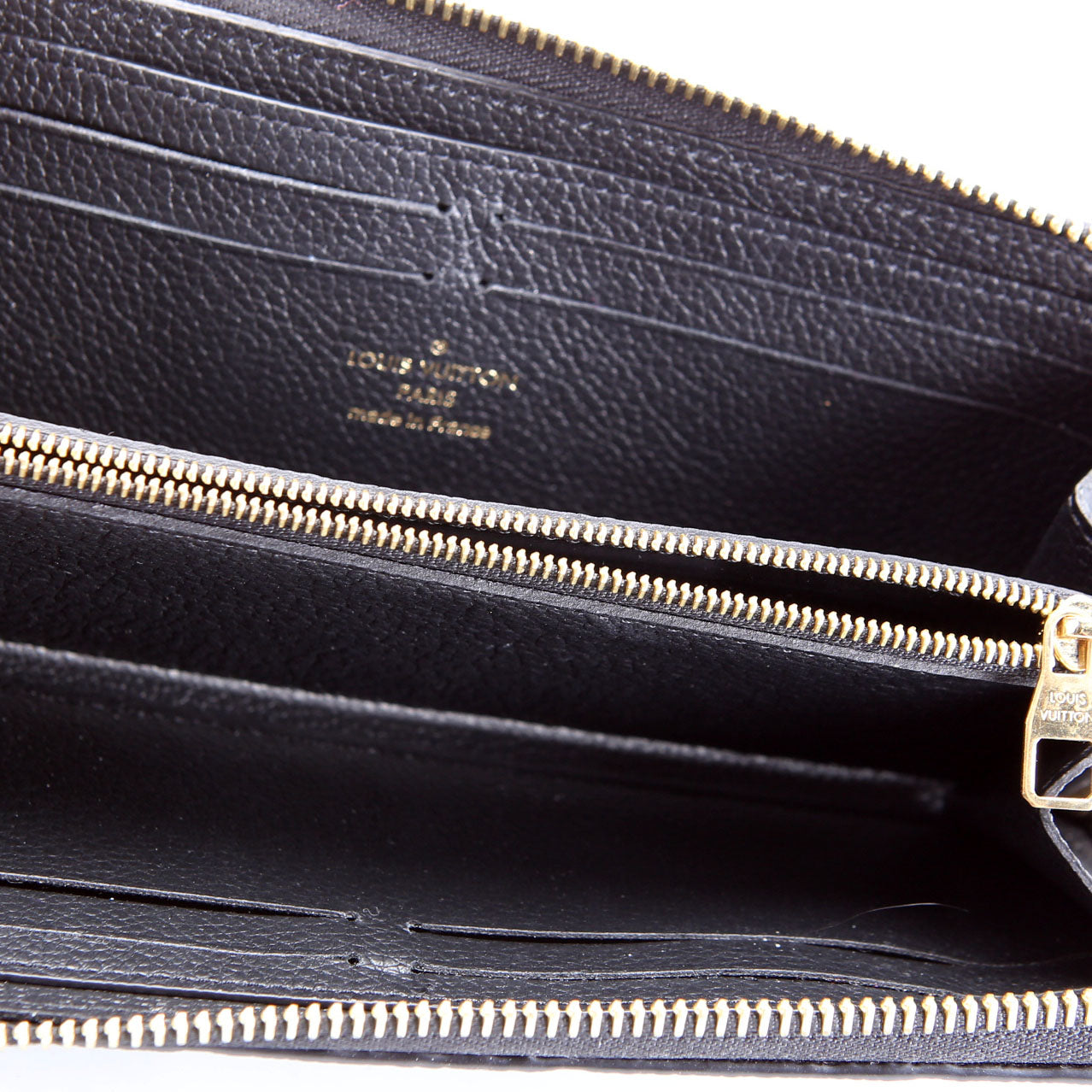 Clemence Wallet Empreinte Black