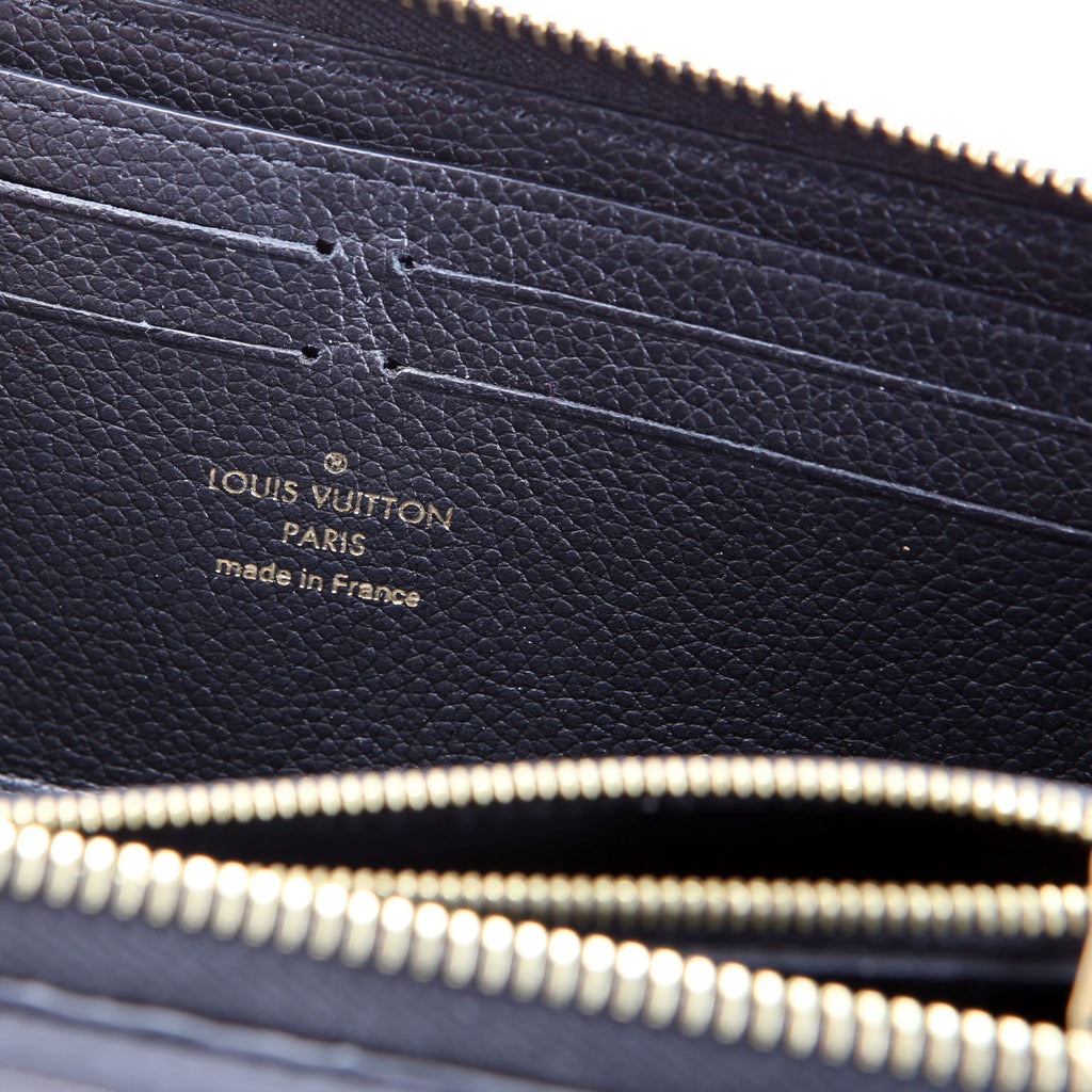 Clemence Wallet Empreinte Black