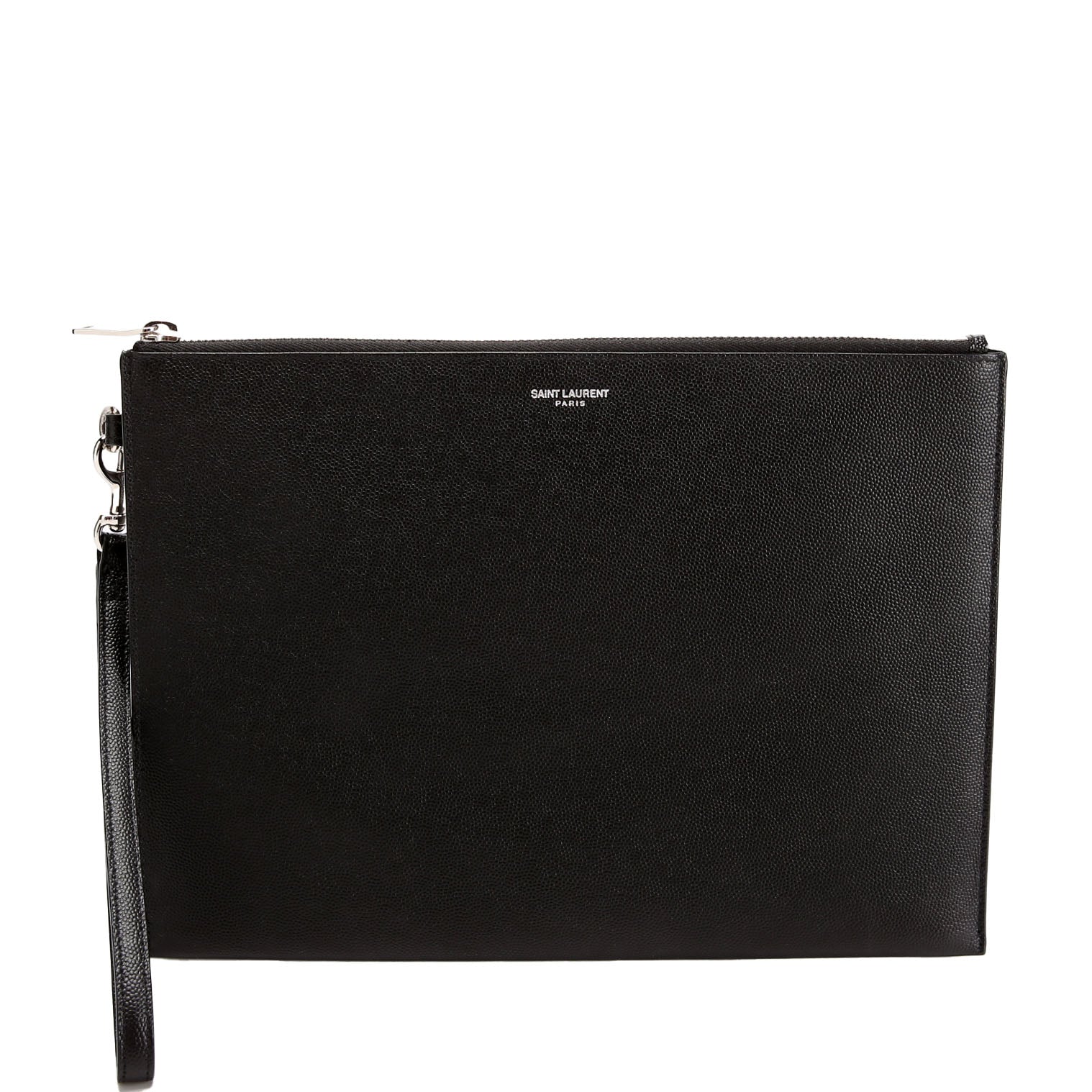SAINT LAURENT Zipped Tablet Holder 683685 Black