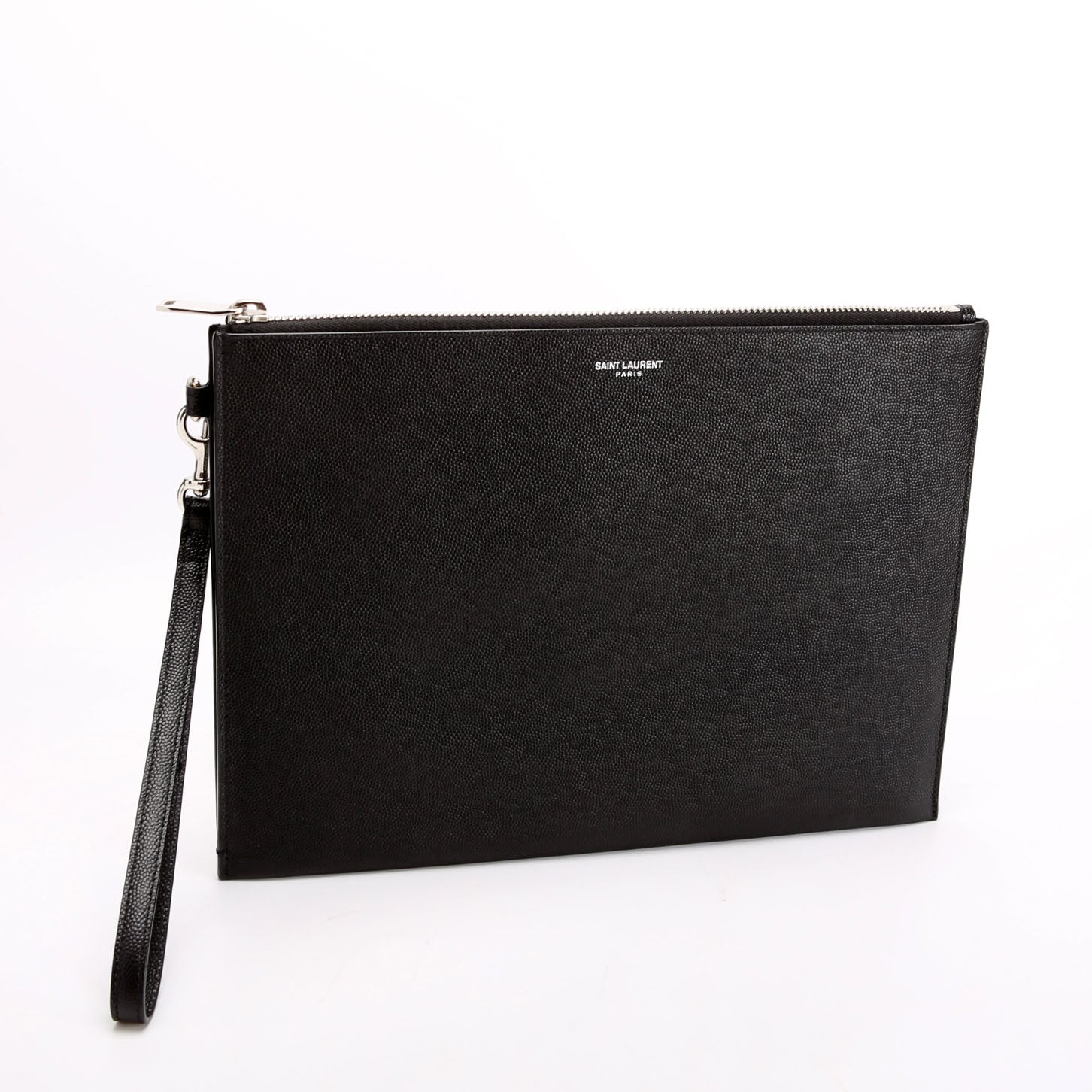 SAINT LAURENT Zipped Tablet Holder 683685 Black