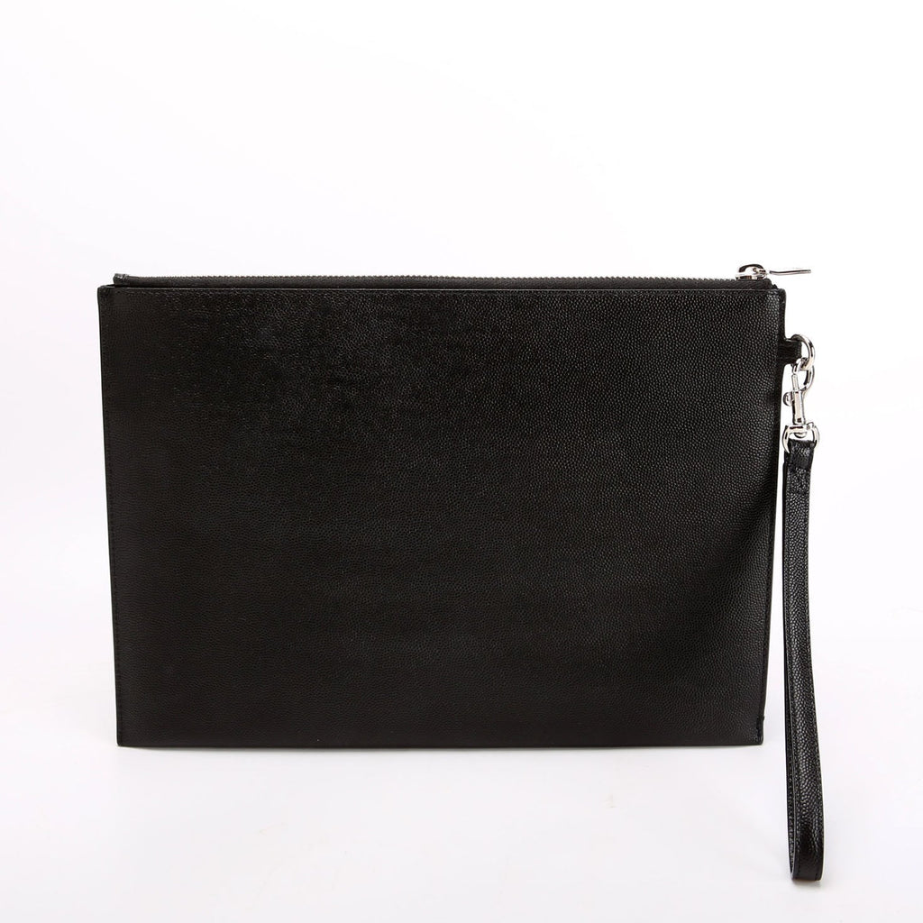 SAINT LAURENT Zipped Tablet Holder 683685 Black