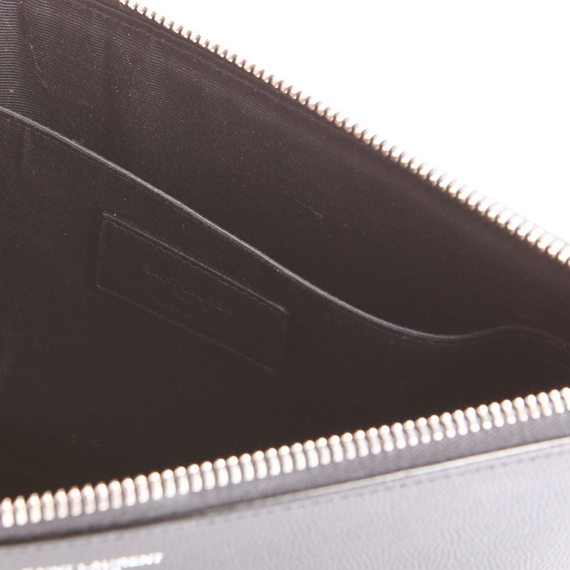 SAINT LAURENT Zipped Tablet Holder 683685 Black