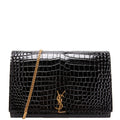 Cassandre WOC Crocodile Embossed 669921 Black