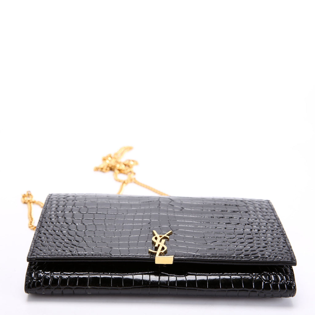 Cassandre WOC Crocodile Embossed 669921 Black