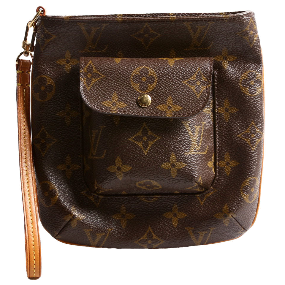 Partition Wristlet Clutch Monogram