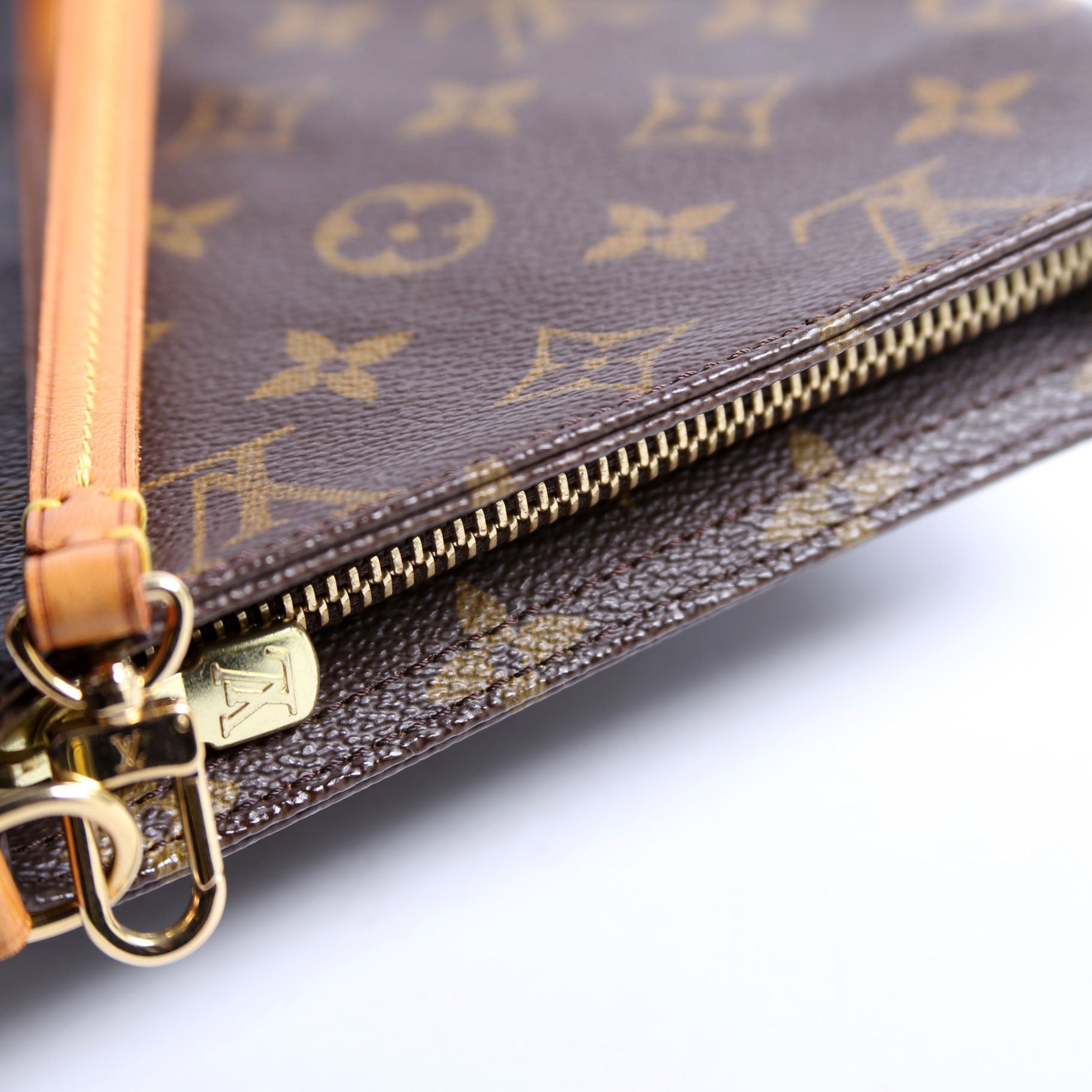 Partition Wristlet Clutch Monogram