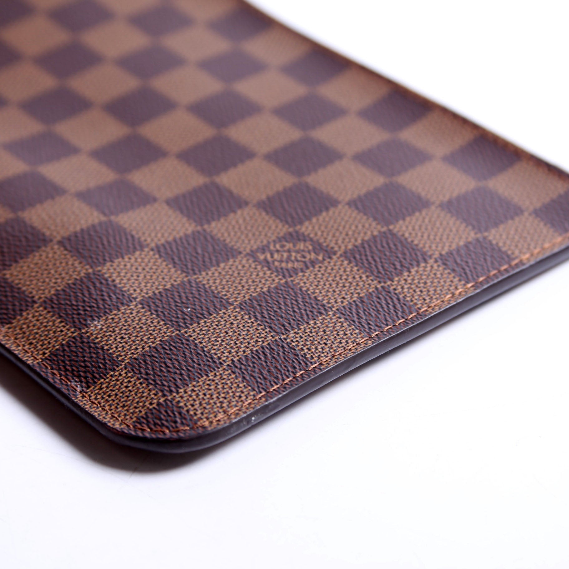 Pochette Only Damier Ebene Neverfull Red