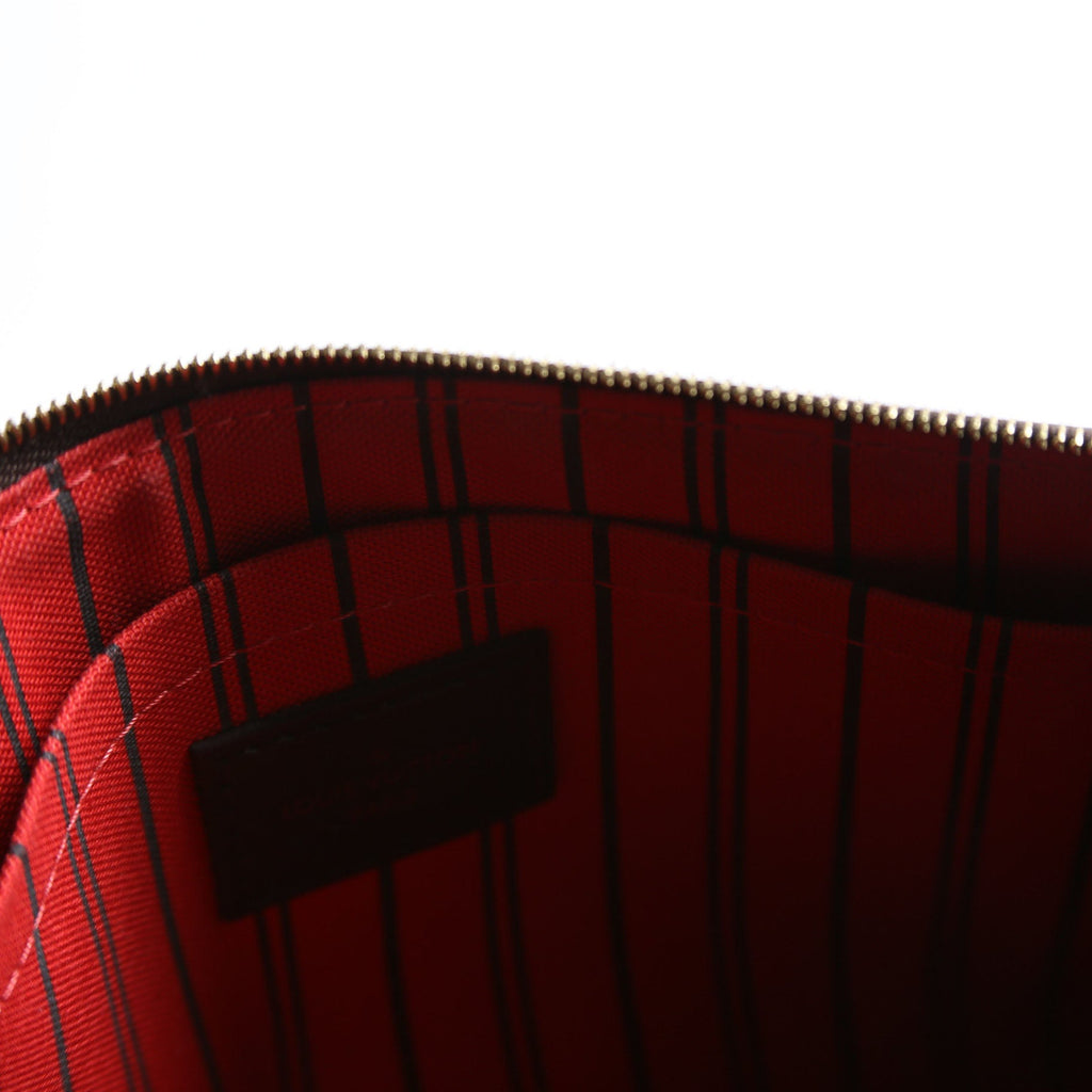 Pochette Only Damier Ebene Neverfull Red