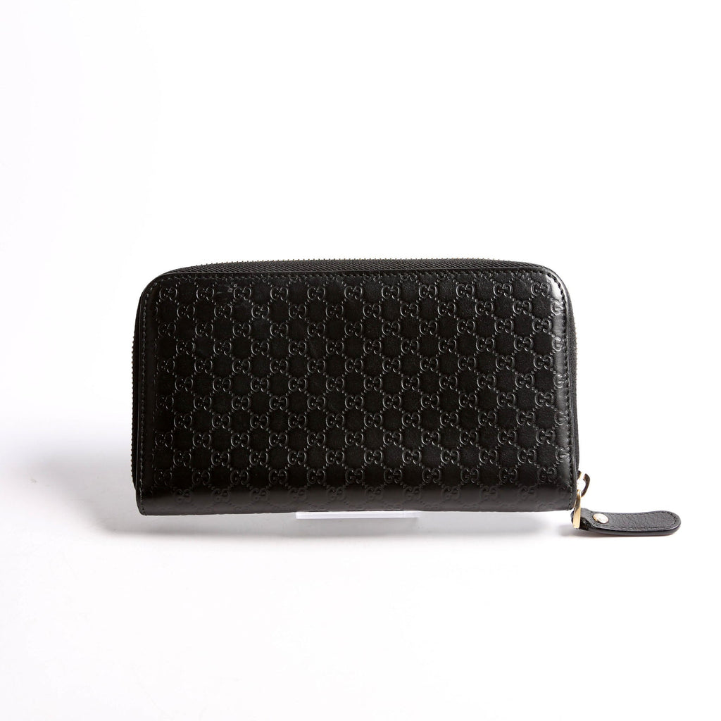 449391 Micro Guccissima Zip Around Wallet