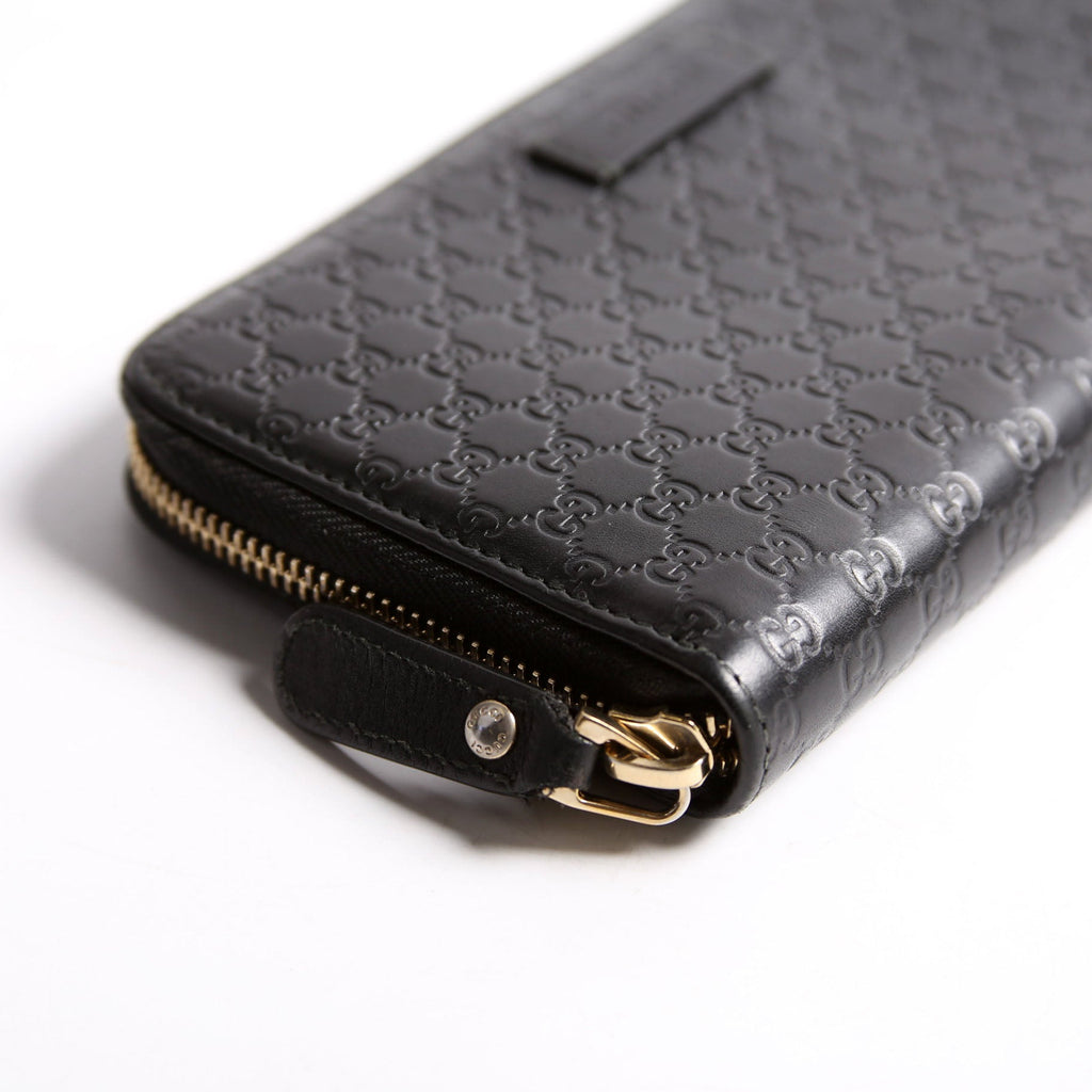 449391 Micro Guccissima Zip Around Wallet