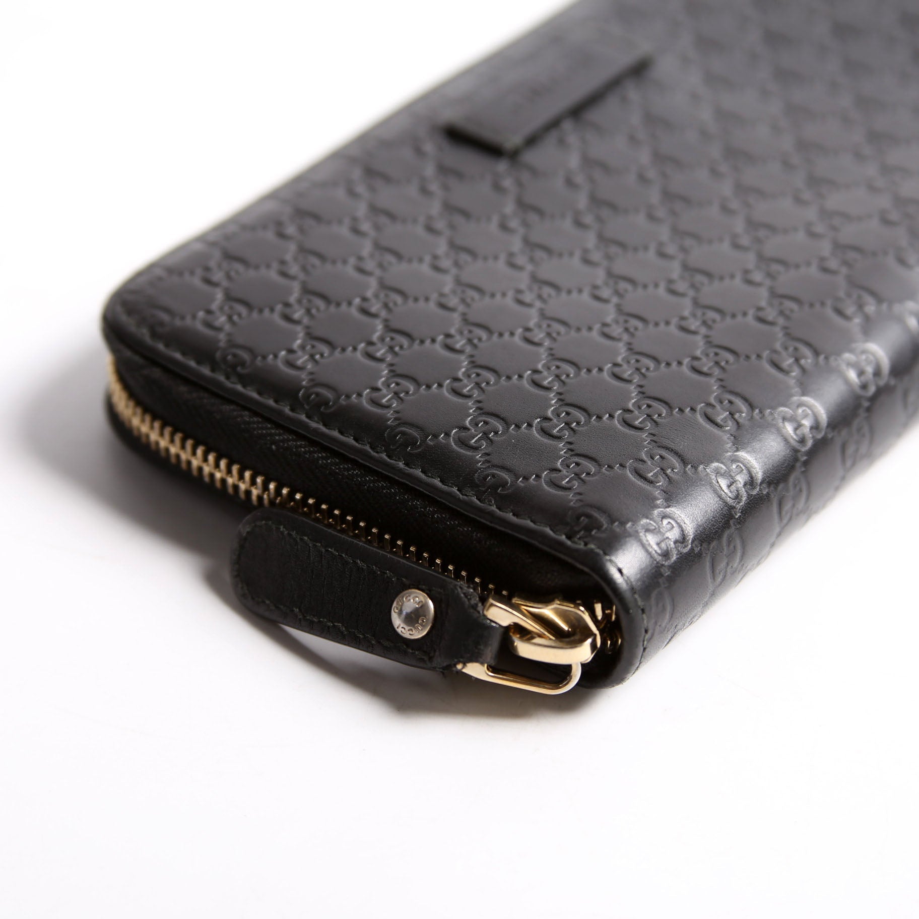 449391 Micro Guccissima Zip Around Wallet