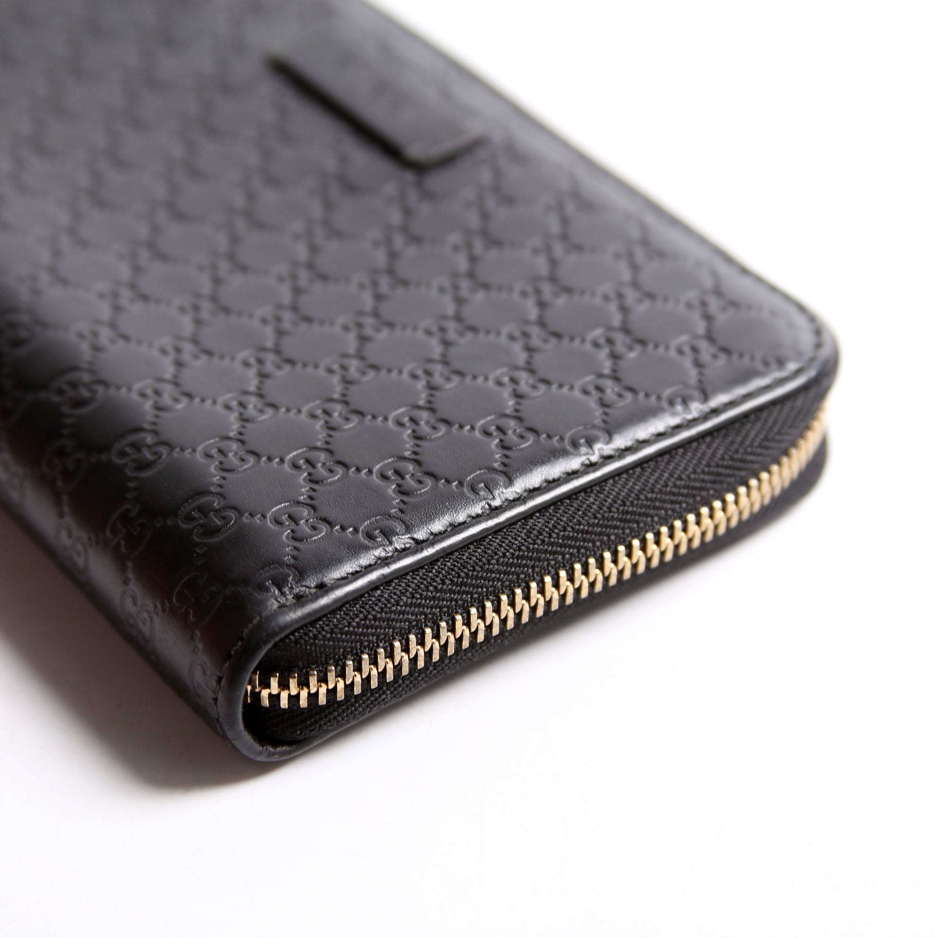 449391 Micro Guccissima Zip Around Wallet